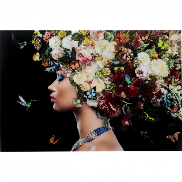 KARE Design Skleněný obraz Bunch of Flowers 150x100cm