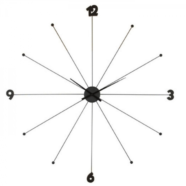 KARE Design Nástěnné hodiny Like Umbrella Black