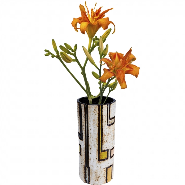 Barevná keramická váza Jolly 31cm