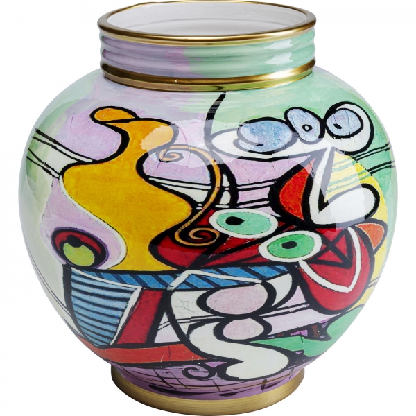 Levně KARE Design Barevná porcelánová váza Graffiti Art 24cm