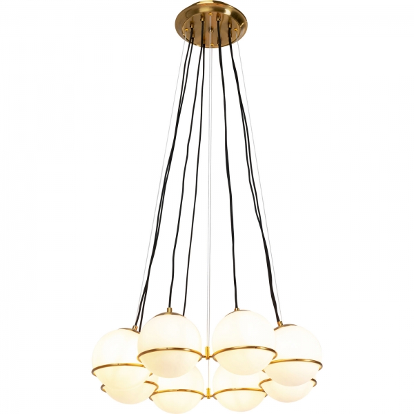 KARE Design Lustr Globes - zlatý, 8 světel