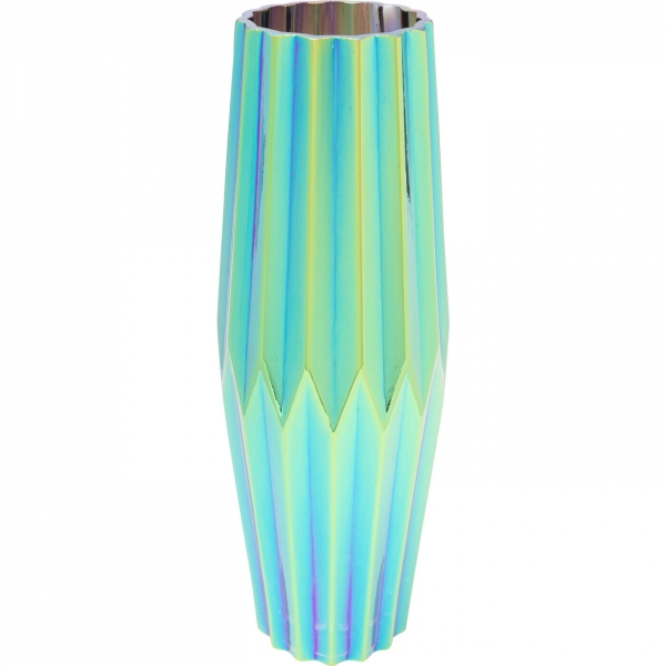 KARE Design Skleněná váza Sky - zelená, 36cm