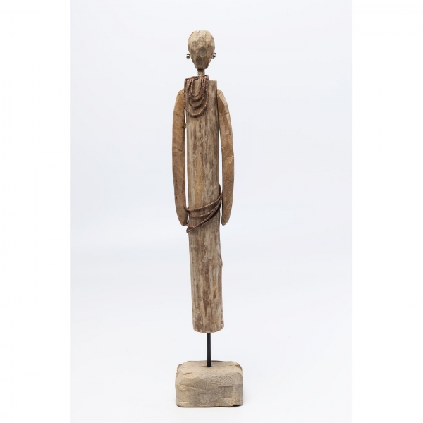 Levně KARE Design Dřevěná soška Muž Afričan 69cm