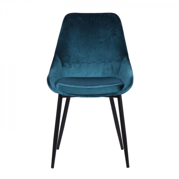 KARE Design Tyrkysová čalouněná jídelní židle East Side