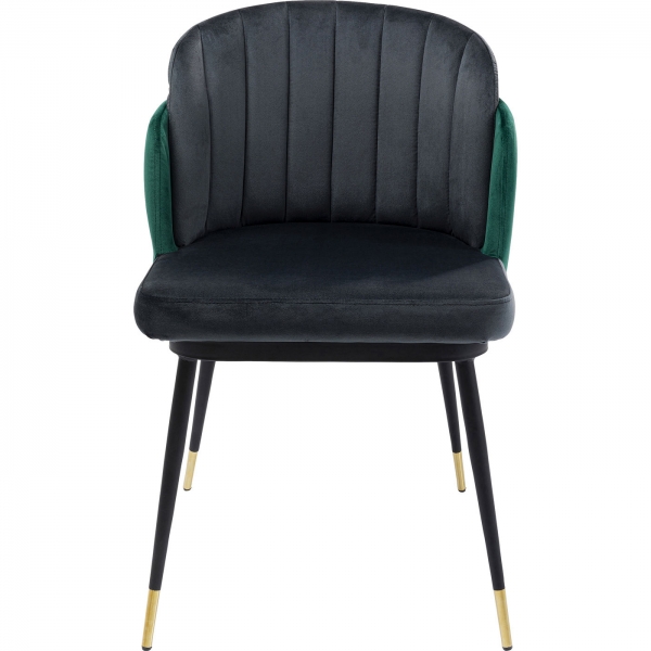 KARE Design Šedá čalouněná jídelní židle Hojas