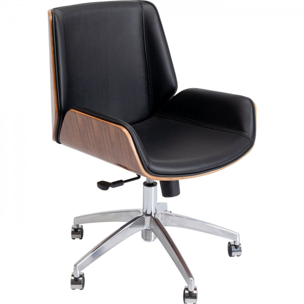 KARE Design Černá kancelářská židle Rouven 100cm