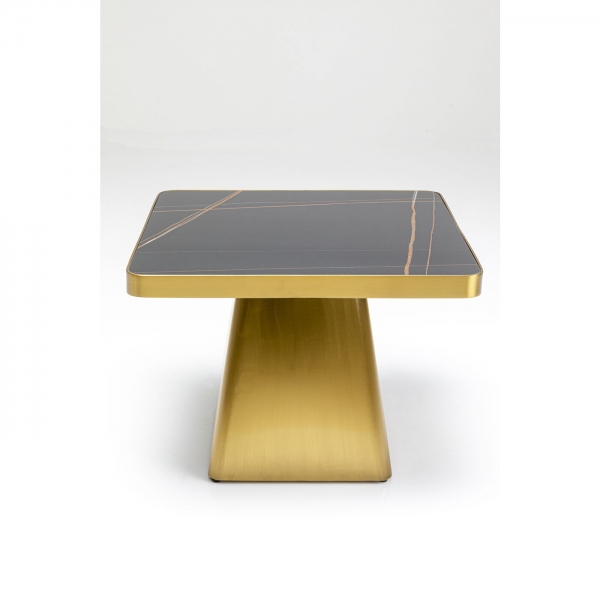 KARE Design Odkládací stolek Miler - zlatý, 60x60cm