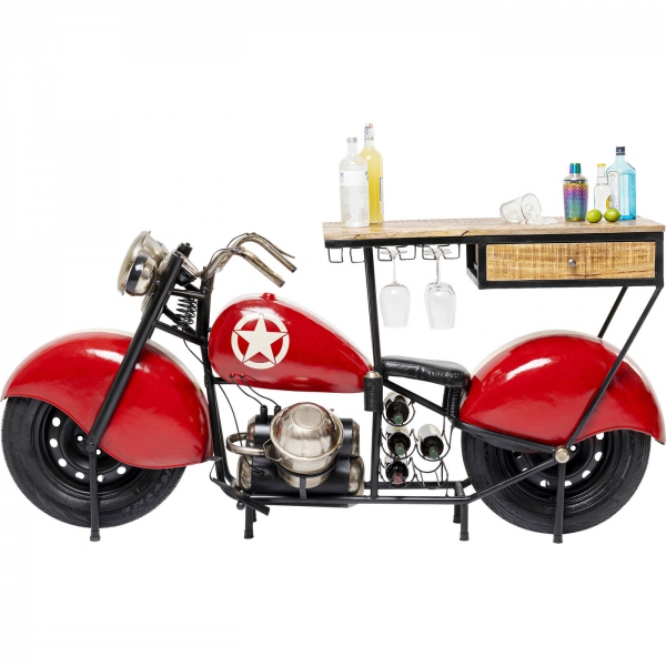 KARE Design Barový stůl Motorbike Red