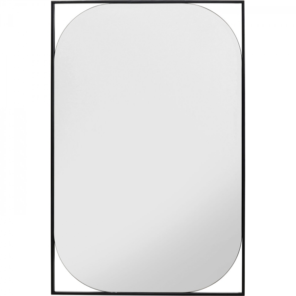 KARE Design Nástěnné zrcadlo Bonita Black 71x109cm